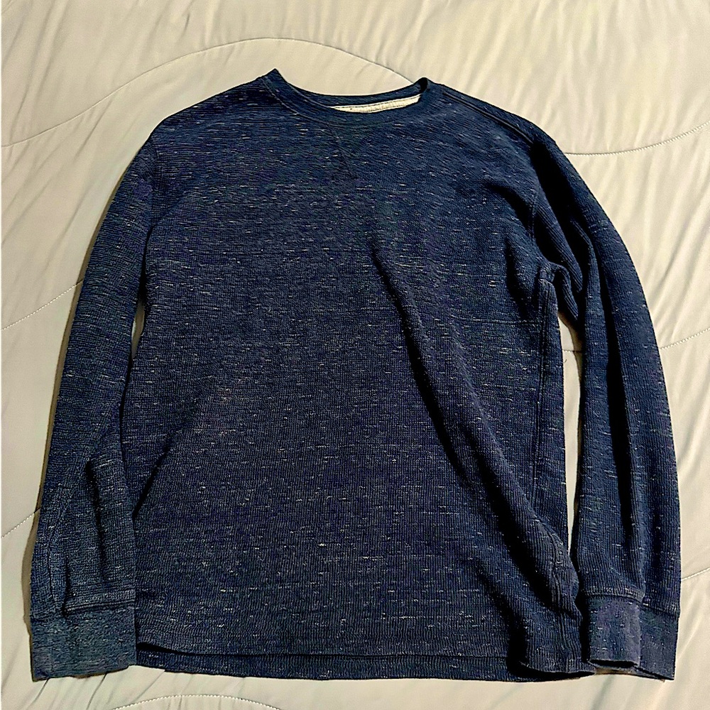 Blue Long Sleeve Sweater
